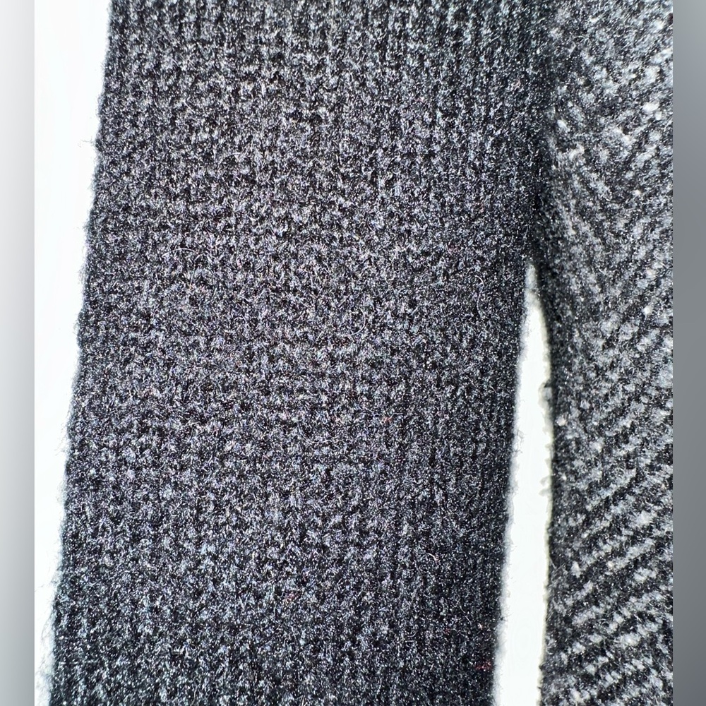 Sweater one button short jacket - Picture 2 of 4